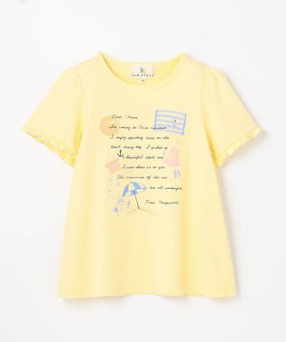 組曲 KIDS 【110-140cm】Dear Letter Tシャツ イエロー系