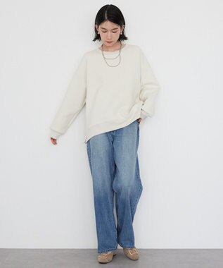 AMERICAN HOLIC サイドドットボタンポンチプルオーバー Ivory