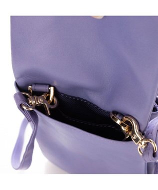 UNBILLION ペルケ perche ジェムストーンヒネリモバイルショルダー ラベンダー