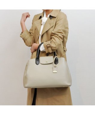 UNBILLION perche ゴートユーティリティヒネリかぶせA4トート