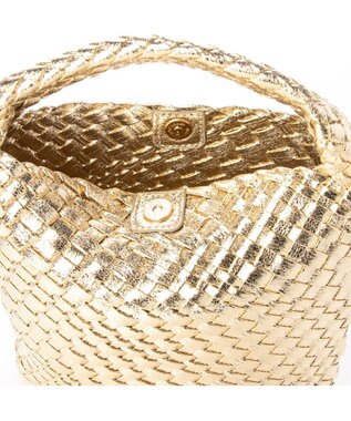 UNBILLION カシュカシュ cachecache / 2wayメッシュミニショルダー ゴールド