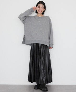 AMERICAN HOLIC サイドドットボタンポンチプルオーバー Light Gray Mixture