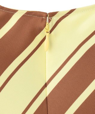 BEIGE， 【洗える】GUILLABERT / ノースリーブドレス Lime×Camel