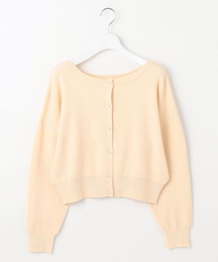 Feroux 【洗える】2WAY パールボタン カーディガン