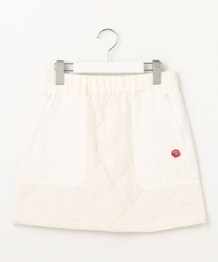 PW CIRCULUS 【裏地付き/防寒】【WOMEN】キルティングスカート ホワイト系