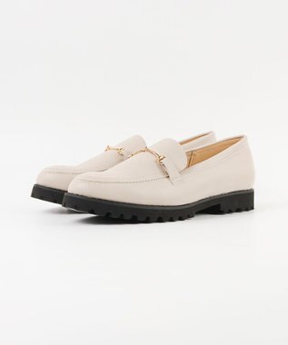 BONTRE 【pied du lapan/ピエドラパン】ビット付きローファー/50743ZI アイボリー