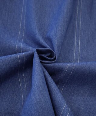 Tiaclasse 【洗える】デニムチュニックブラウス ブルー