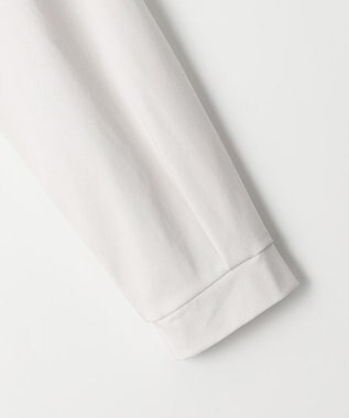 J.PRESS LADIES S プレーティングジャージー ピンタック カットソー ライトグレー系