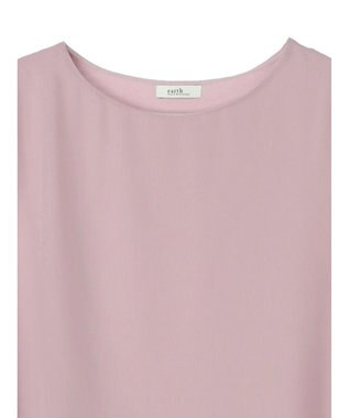 earth music&ecology シアードッキングＡラインチュニック Pink