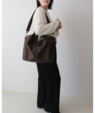 MORROW by thank 【新色追加！】A4サイズ収納可 LOLO TWOWAY バッグ ダークブラウン