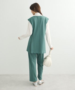 Green Parks ・Ｐｅｔｉｔ　Ｆｌｅｕｒ　サイドプリーツベスト Green