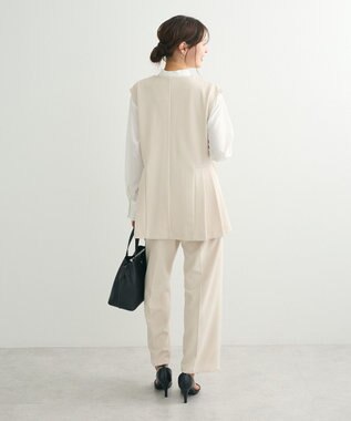 Green Parks ・Ｐｅｔｉｔ　Ｆｌｅｕｒ　サイドプリーツベスト Ivory