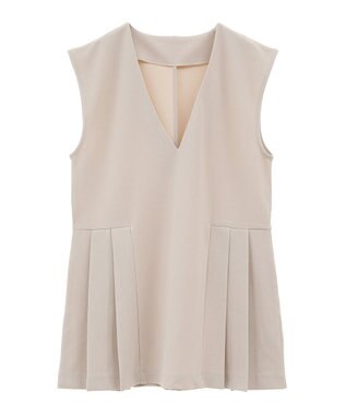 Green Parks ・Ｐｅｔｉｔ　Ｆｌｅｕｒ　サイドプリーツベスト Ivory