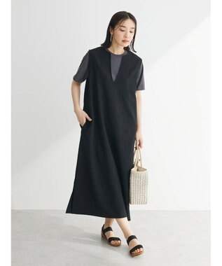 Green Parks カットＪＱキーネックジャンスカ Black