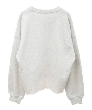 AMERICAN HOLIC ラメ裏毛ショートスウェット Oatmeal