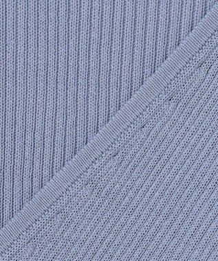 ANY SIS リブショートレングス カーディガン ブルー