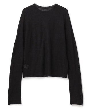 BEIGE， PROTAGONISTA / シアーモヘアニット Black