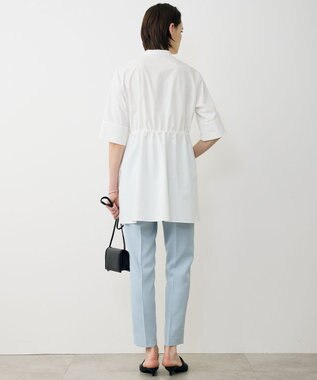 ICB 【先行予約】 ヴィンテージスパンブロード デザインブラウス オフホワイト