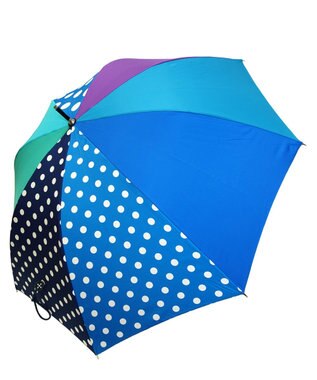+RING レディース向け プラスリング 長傘 60cm BLU T1349