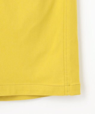 ANY L 【手洗い可/ウエストゴム】裏起毛ハイストレッチタイトスカート イエロー