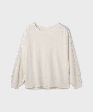 GRACE CONTINENTAL レーススリーブトップ キナリ