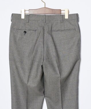 J.PRESS MEN 【TREATMENT WOOL】ストレッチハウンドトゥース スラックス ブラック系8