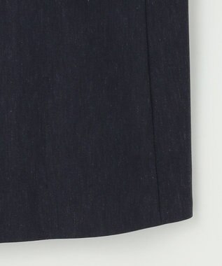 J.PRESS LADIES セルロースリネンストレッチ ダブル ジャケット ネイビー系