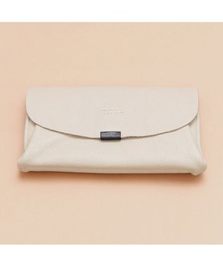 UNBILLION アトランタ ATLANTA / 牛革かぶせ長財布 アイボリー