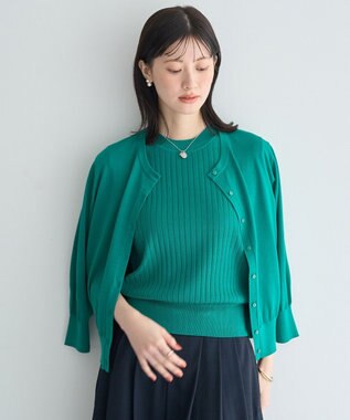 YECCA VECCA 【マシンウォッシャブル】カーディガン