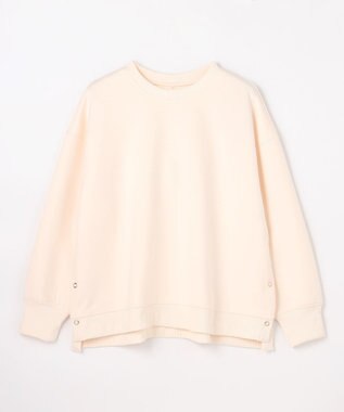 ANY L サイドドットダンボールトレーナー エクリュ