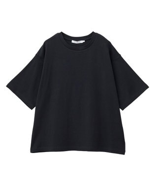 AMERICAN HOLIC 【接触冷感】スムースルーズクルーネックＴシャツ Black