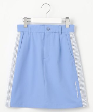 23区GOLF 【WOMEN】【ストレッチ】バックドビー×メッシュロゴスカート サックスブルー系