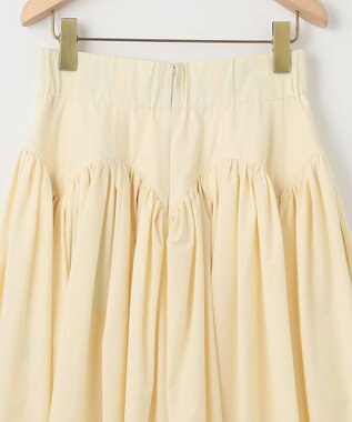 組曲 L 【組曲×setsuko sagittaire】カーヴィフレアスカート シャンパンベージュ系