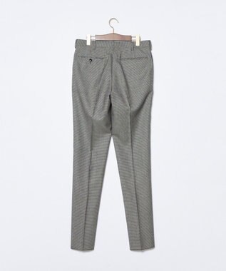 J.PRESS MEN 【TREATMENT WOOL】ストレッチハウンドトゥース スラックス ブラック系8