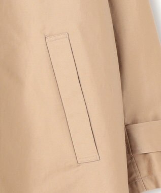 ICB L 【配色襟取り外し可能】ライトモールスキン キルトライナー付きバーンジャケット チノ