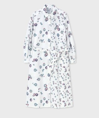 Paul Smith Chamomile Floral ミックス ワンピース ホワイト