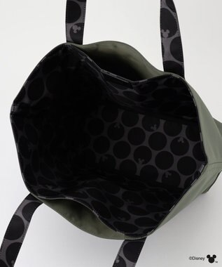 Y'SACCS 【Disney Collection】シルエットプリントトートバッグ　Mサイズ グレー