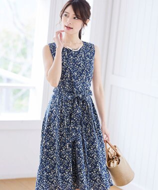 洗える 大人華やかなノースリーブ花柄ワンピース Tiaclasse ファッション通販 公式通販 オンワード クローゼット 洗える 大人華やかなノースリーブ花柄ワンピース Tiaclasse ファッション通販 公式通販 オンワード クローゼット