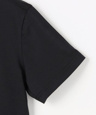 PW CIRCULUS 【WOMEN】メッシュコンビ モックネックT ゴルフウェア レディース ブラック系