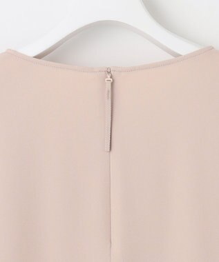 自由区 【XSサイズ～/洗える】ダブルフェイススーティング プルオーバーブラウス ピンク系