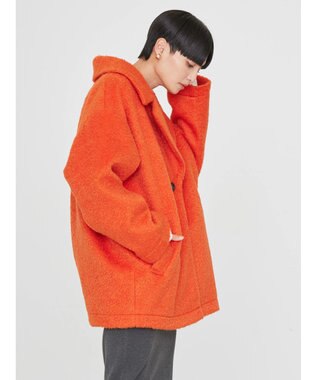 AMERICAN HOLIC シャギーコクーンミディコート Orange