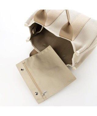 UNBILLION カシュカシュ cachecache / ジャガードニットスクエア2wayトート ベージュ