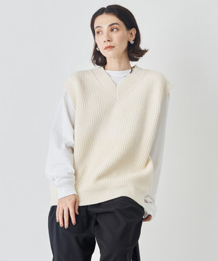 UNFILO MENS 【男女兼用】バルキー ニットベスト