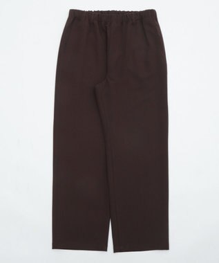 WEGO 【ウエストゴム/SMLサイズ展開】TRイージーストレートパンツ ブラウン