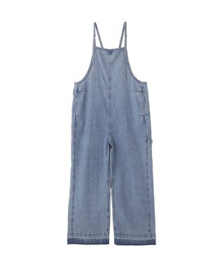 YECCA VECCA 綿麻デニムサロペット Light Indigo