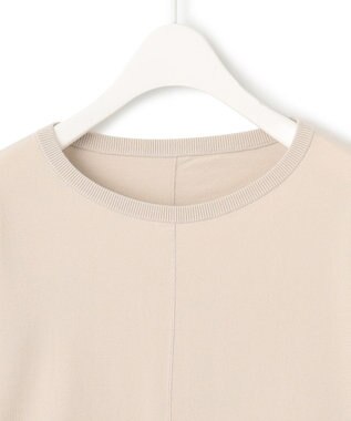 ICB 【洗える】ヴィスコースワイド プルオーバー トープ系