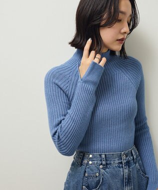 Green Parks ・Ｐｅｔｉｔ　Ｆｌｅｕｒ　ボトルネックリブニット