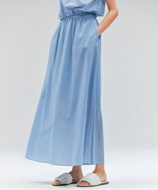 【洗える/セットアップ対応】SPIGA / ギャザーロングフレアスカート
