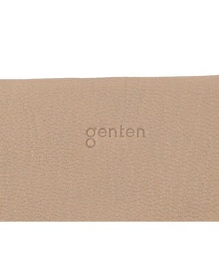 genten ゴートベーシック 二つ折り財布 サンドベージュ