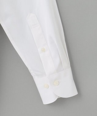 GOTAIRIKU 【形態安定】PREMIUMPLEATS_スナップダウン 通年ドレスシャツ ホワイト系